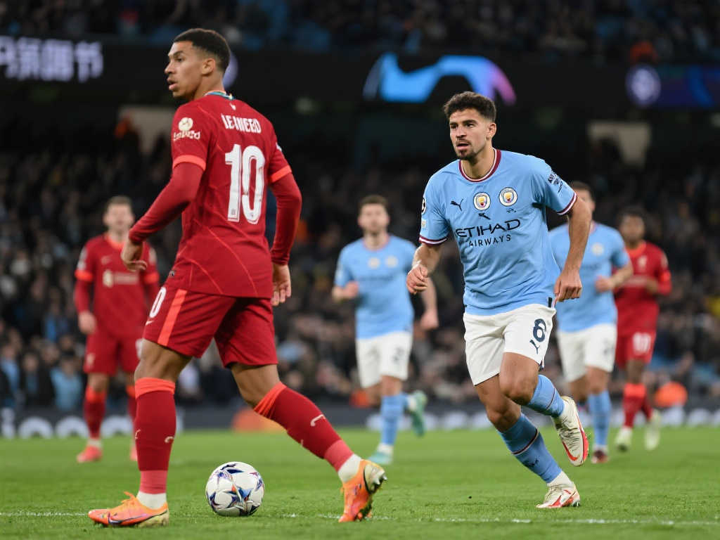 曼城对阵利物浦：英超冠亚军巅峰对决胜负难料